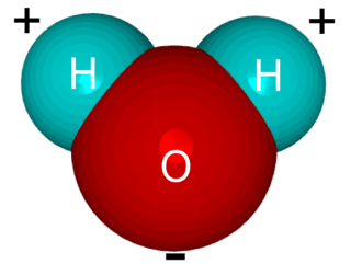 الروابط الهيدروجينية في جزيء الماء