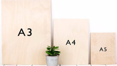 الفرق بين ورق A3 و A4