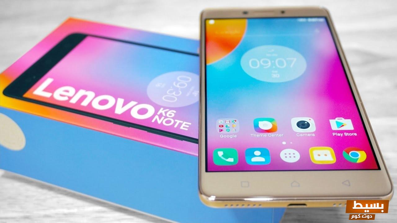 عيوب lenovo k6 note 