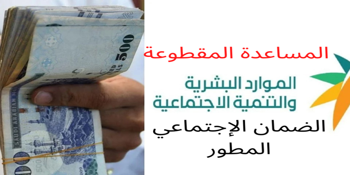 الاستعلام عن المساعدة المقطوعة السعودية