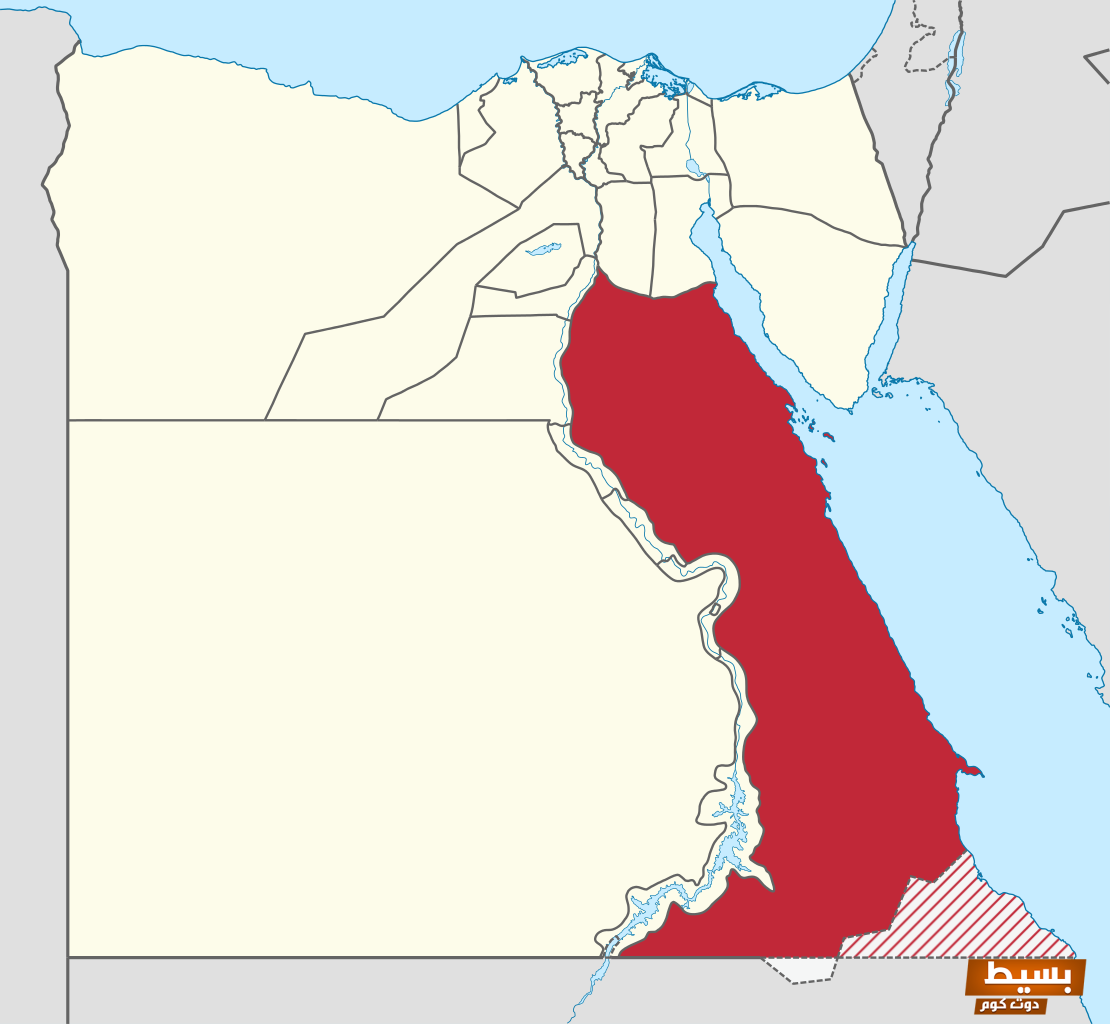 خريطة مصر بالمدن كاملة صماء