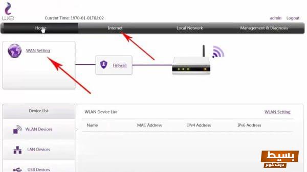 معرفة سرعة النت من الراوتر we الجديد VDSL