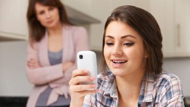 Teenager on Cellphone